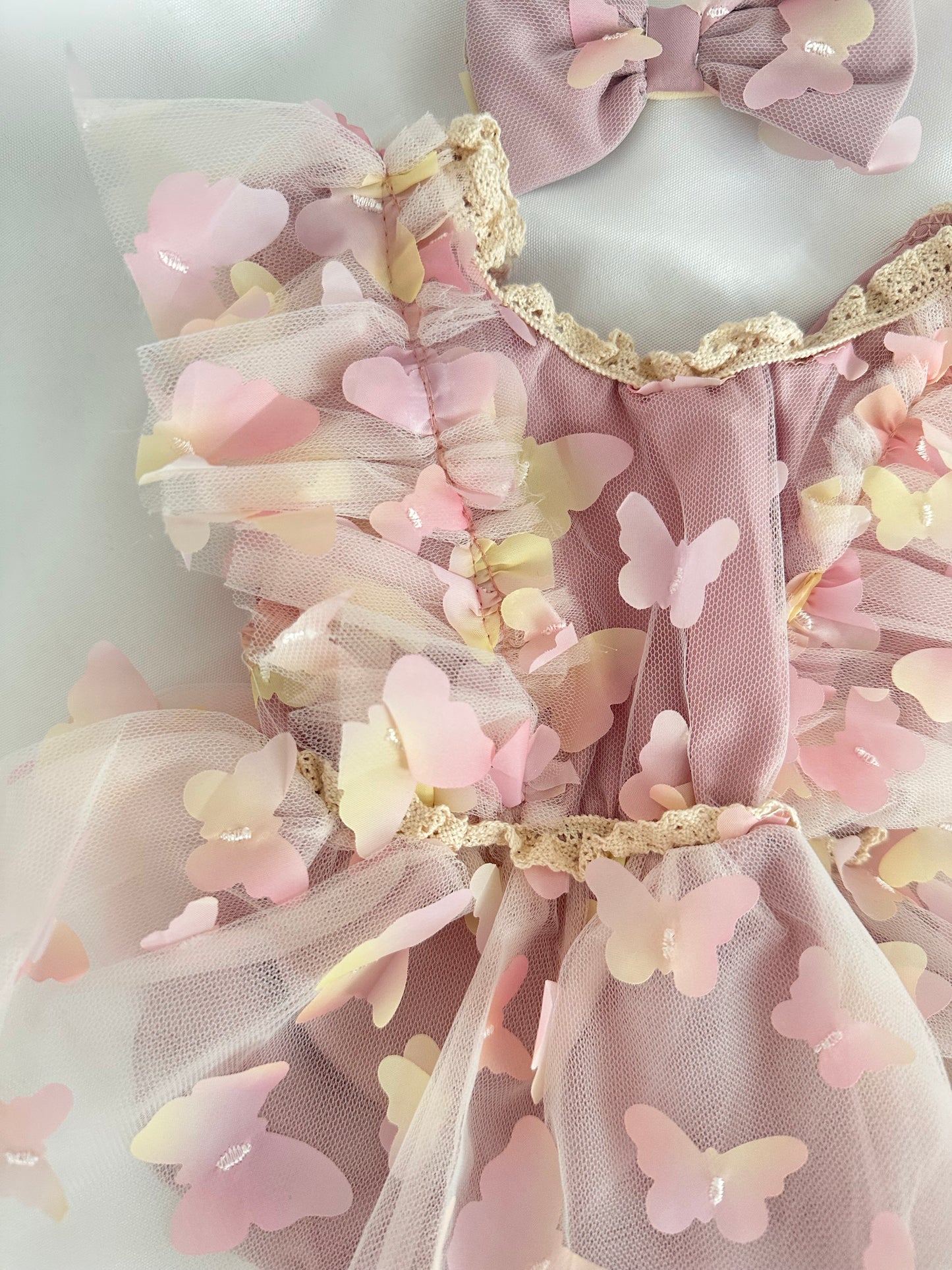 Baby Nido de Alas romper dress