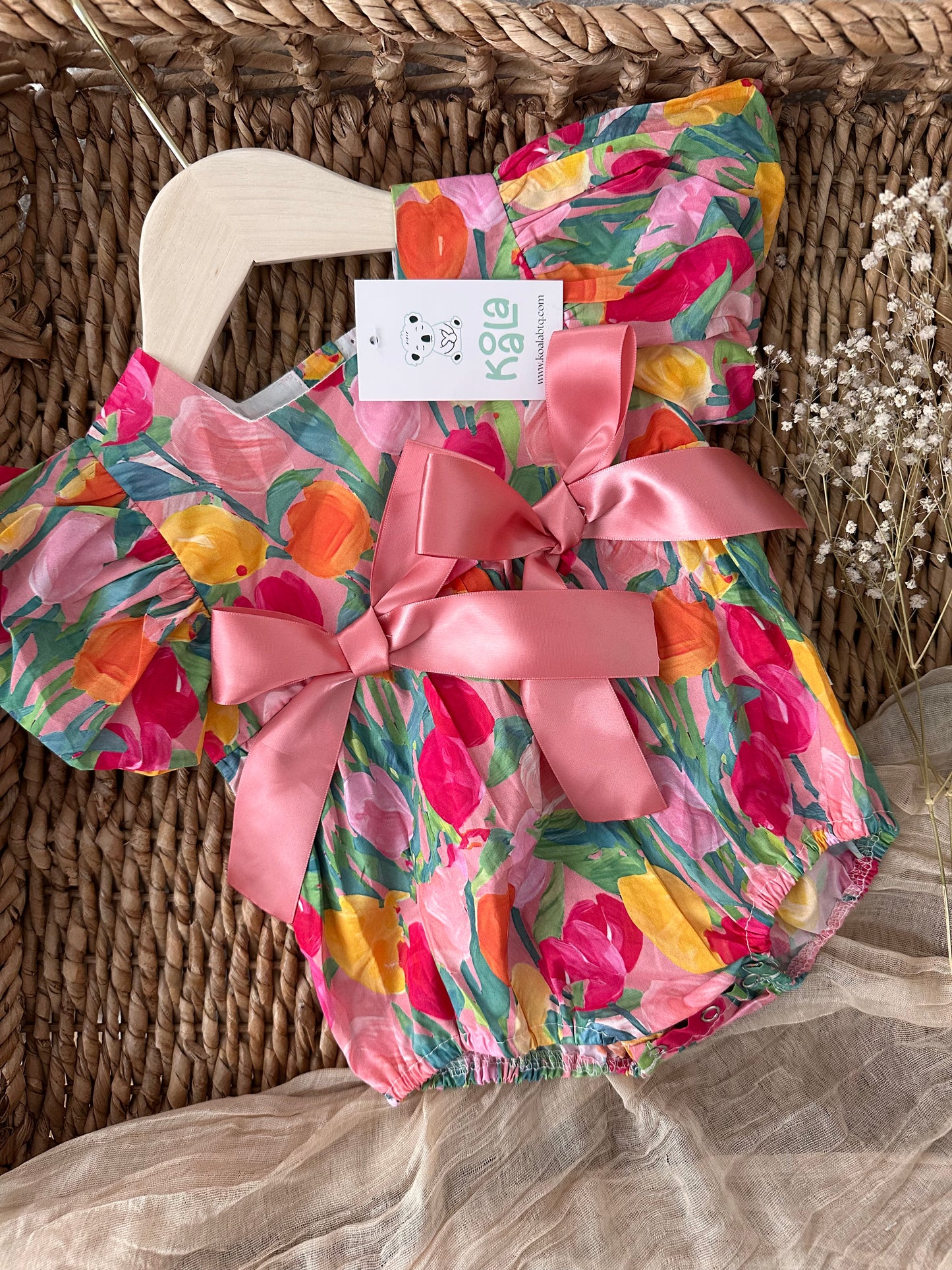 Baby girl romper “Tulip”