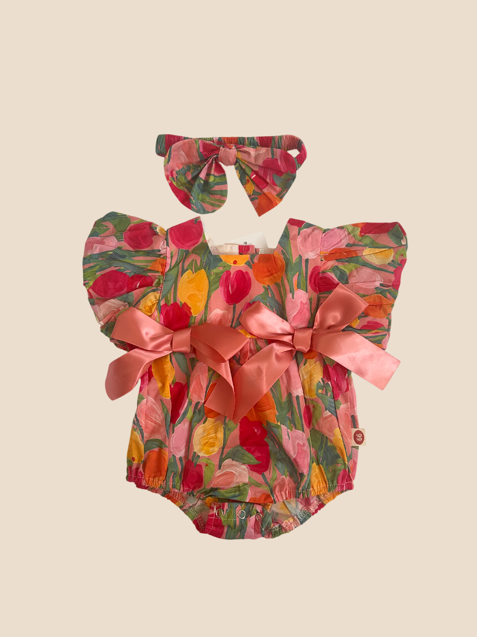 Baby girl romper “Tulip”