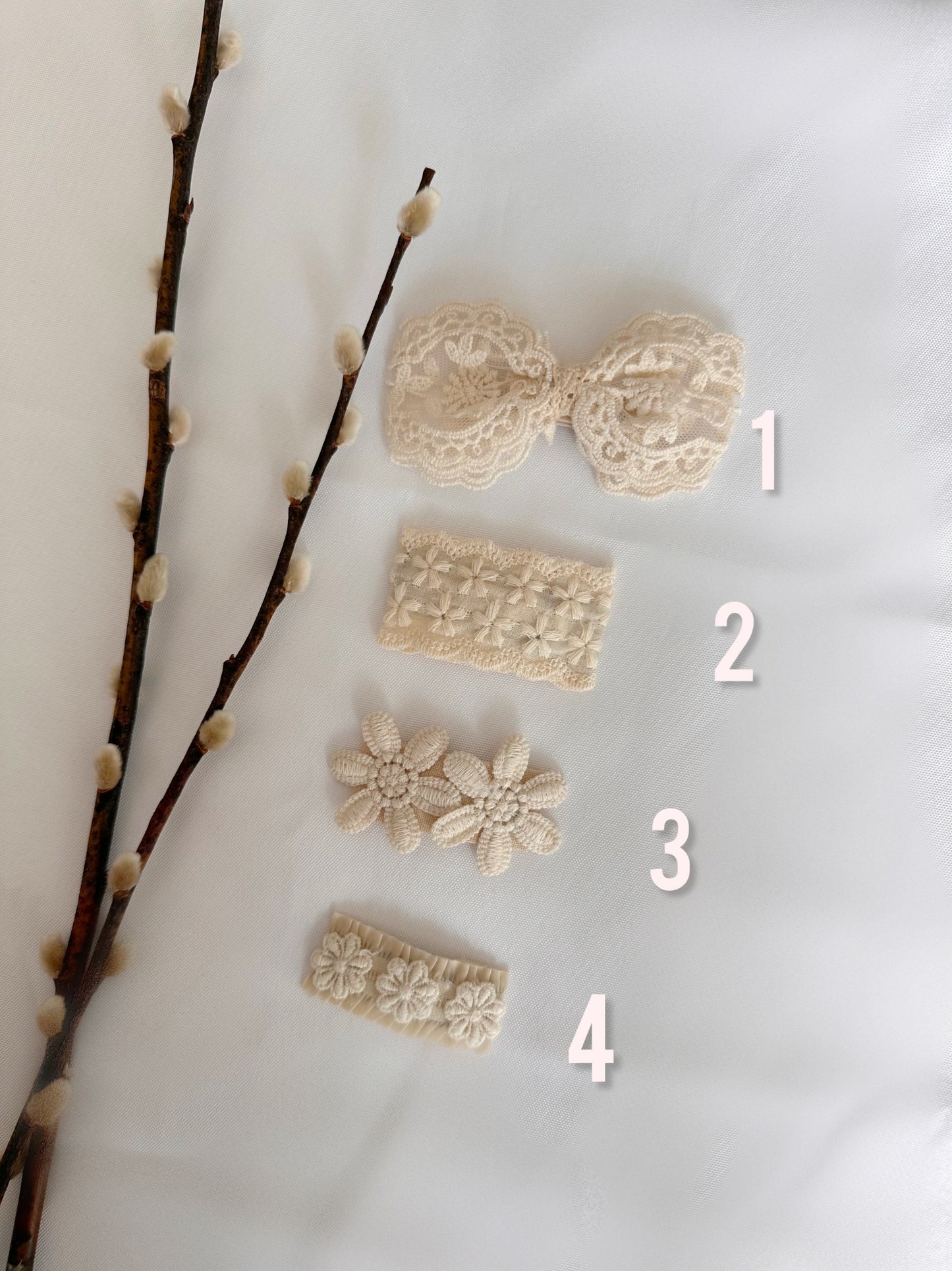 Hair floral clips