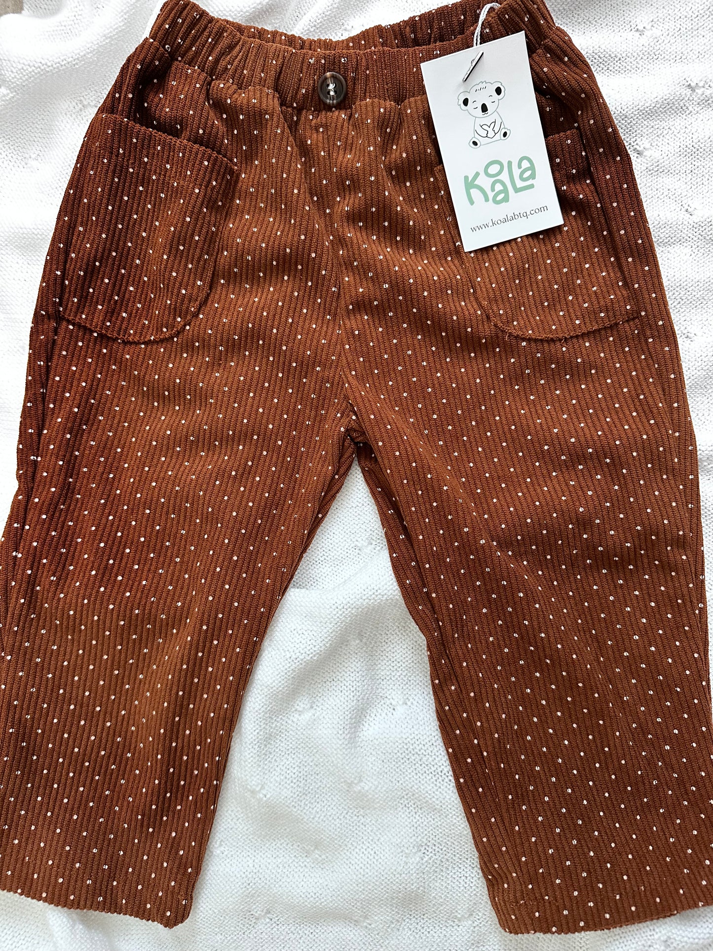 Pants Dot Corduroy