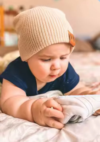 knitted baby hat